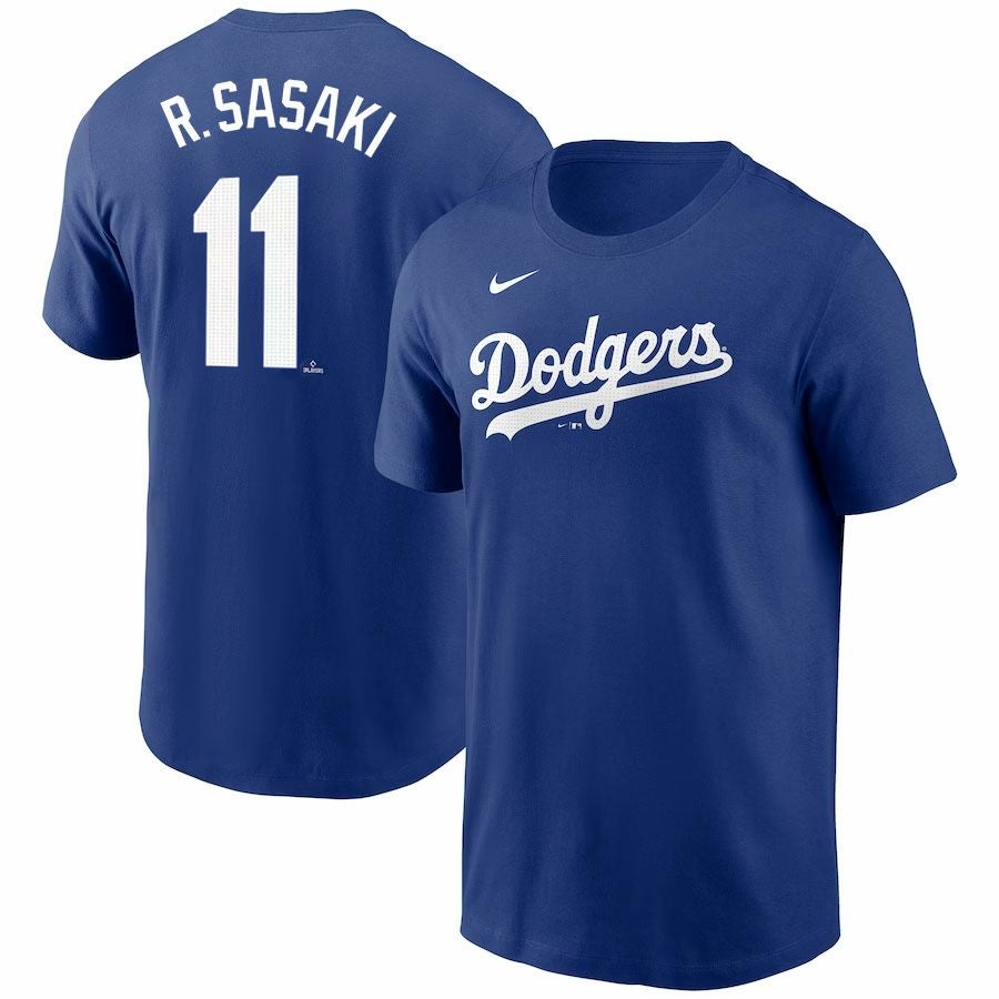 MLB 山本由伸 ドジャース Tシャツ ネーム＆ナンバー T-Shirt ナイキ