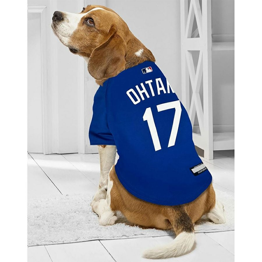 MLB 大谷翔平 ドジャース ペット用 ユニフォーム ネーム＆ナンバー 犬