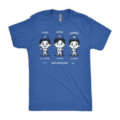 MLB 大谷翔平 山本由伸 佐々木朗希 ドジャース Tシャツ 【海外モデル 