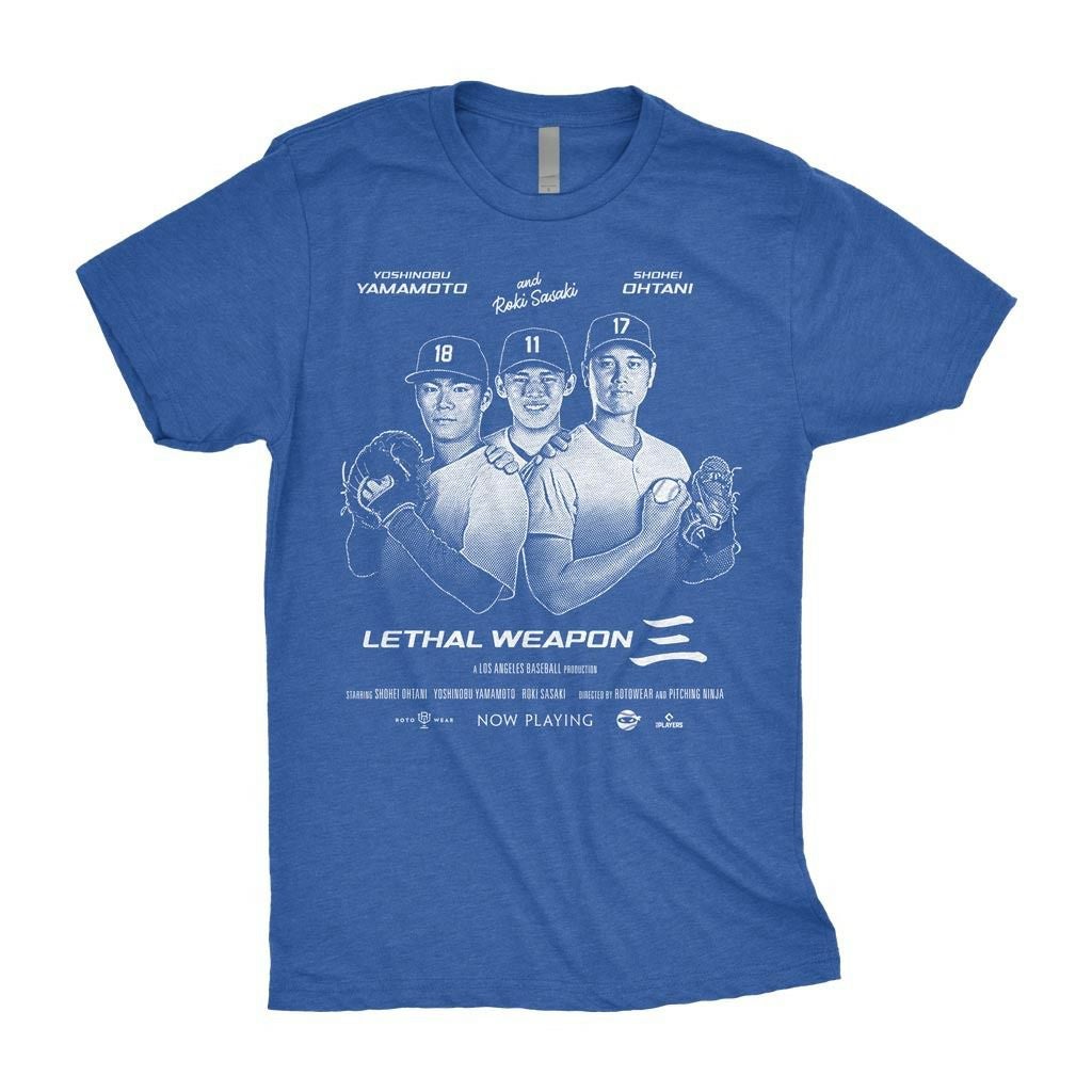 MLB 大谷翔平 山本由伸 佐々木朗希 ドジャース Tシャツ 【海外モデル