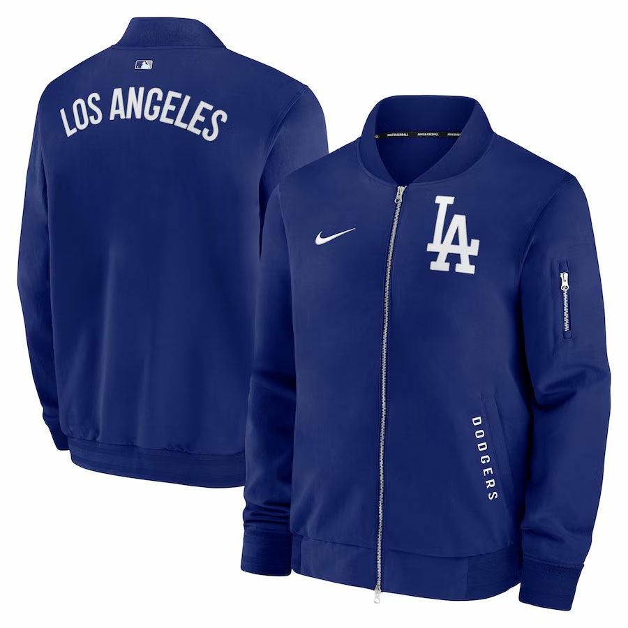 MLB ドジャース ジャケット Standardlogo Jacket スタジャン Fanatics