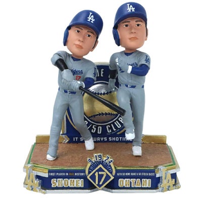 MLB 大谷翔平 ドジャース ミニボブルヘッド 【550個限定】50/50達成 