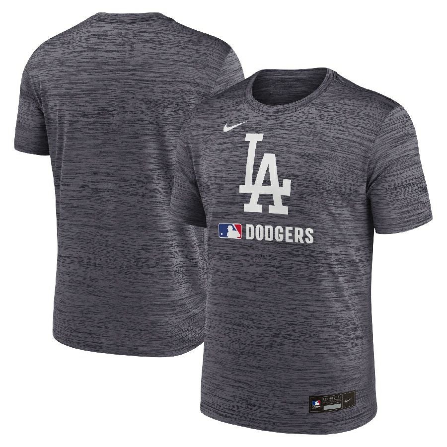 海外M：ドジャース オーセンティックコレクション　プラクティスTシャツ 海外モデル】MLB ドジャース Tシャツ ゴールドコレクション WS2024優勝