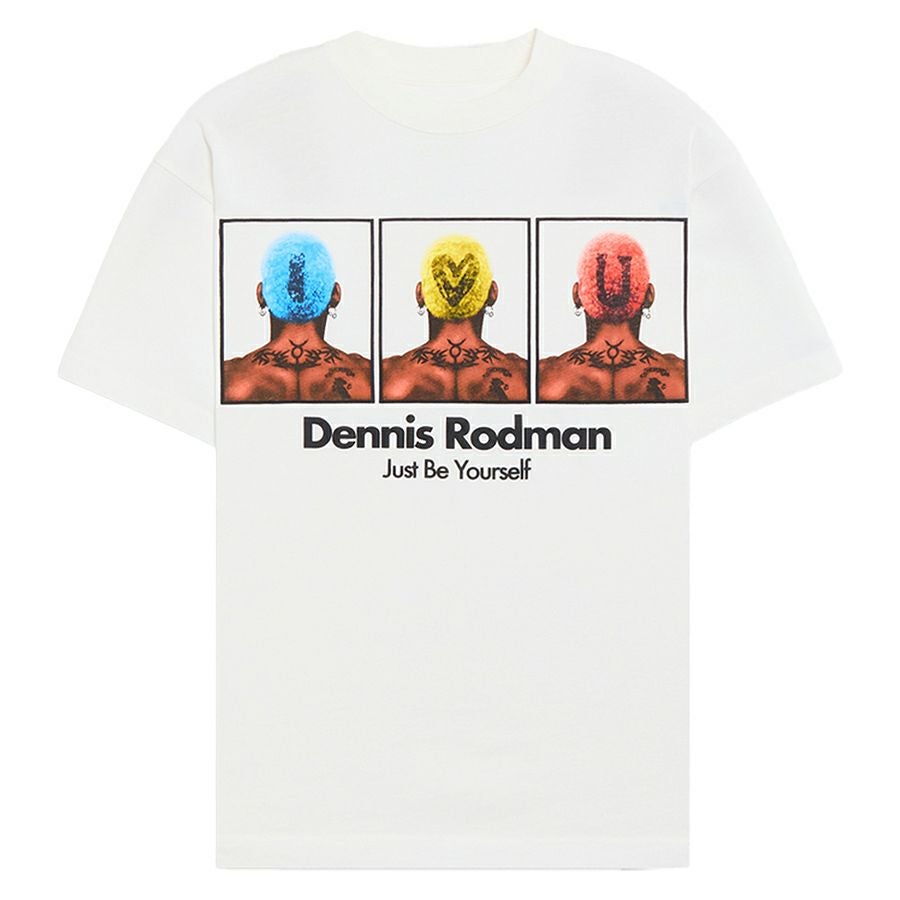 NBA デニス・ロッドマン Tシャツ Just Be Yourself T-Shirt Rodman