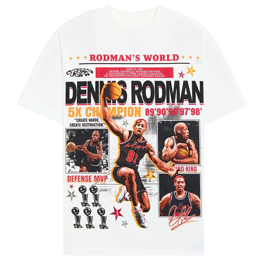 NBA デニス・ロッドマン Tシャツ Bad News T-Shirt Rodman Apparel