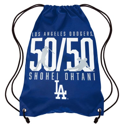 MLB 大谷翔平 ドジャース ナップサック 50/50達成 Big Logo Wordmark 