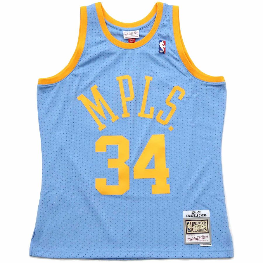 レイカーズ　シャキール・オニール ユニフォーム 復刻 スウィングマン Mitchell&Ness（ミッチェルアンドネス） NBA シャキール・オニール