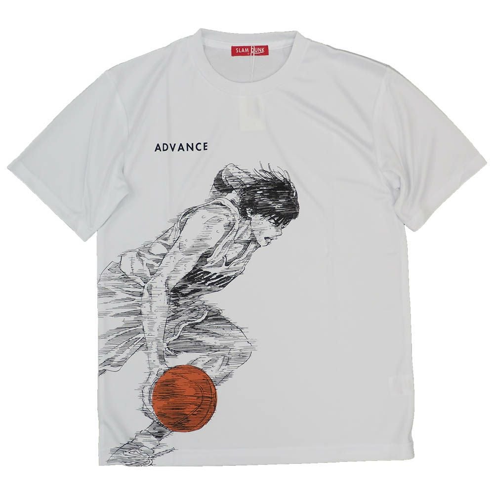SLAM DUNK/スラムダンク Tシャツ 半袖 スポーツT 流川/ADVANCE