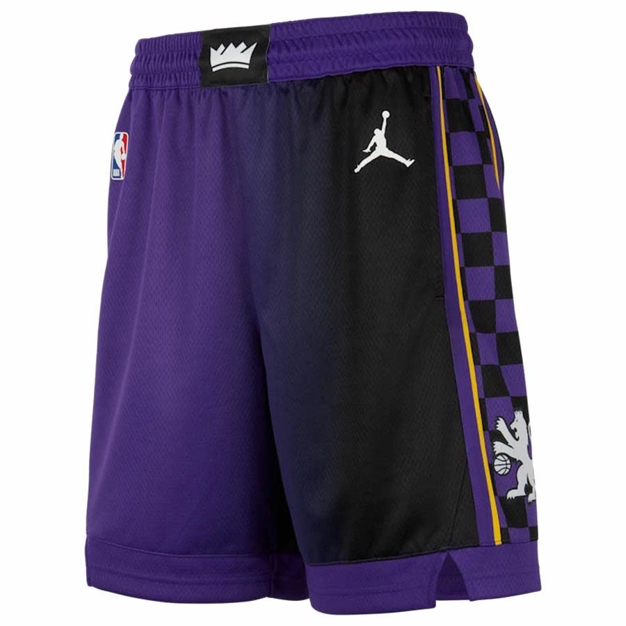 ⭐︎ゲームパンツ　ハーフパンツ　ショートパンツ　クラブ　海外ユニフォーム　パープル NBA サクラメント・キングス ショーツ ステートメント エディション