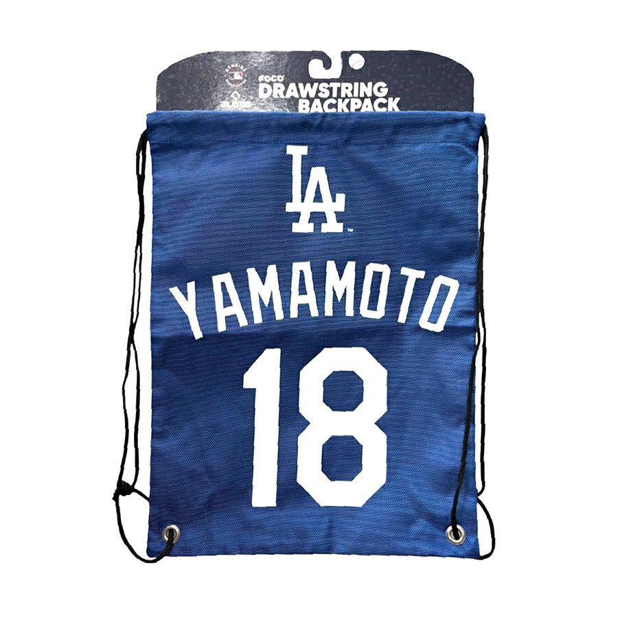 MLB 山本由伸 ドジャース ナップサック Player Drawstring Light