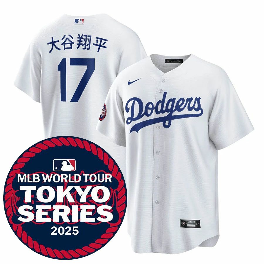 MLB 大谷翔平 ユニフォーム MLB東京シリーズ2025 ホワイト メンズ
