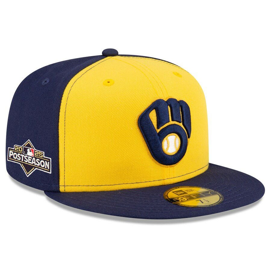 MLB ブリュワーズ キャップ ポストシーズン2025 Side Patch 59FIFTY