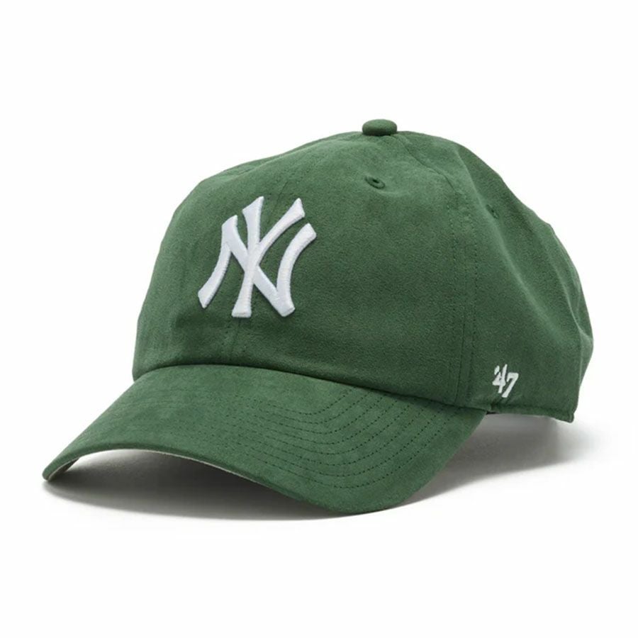 MLB ヤンキース キャップ Ballpark Suede Clean Up Adjustable Cap