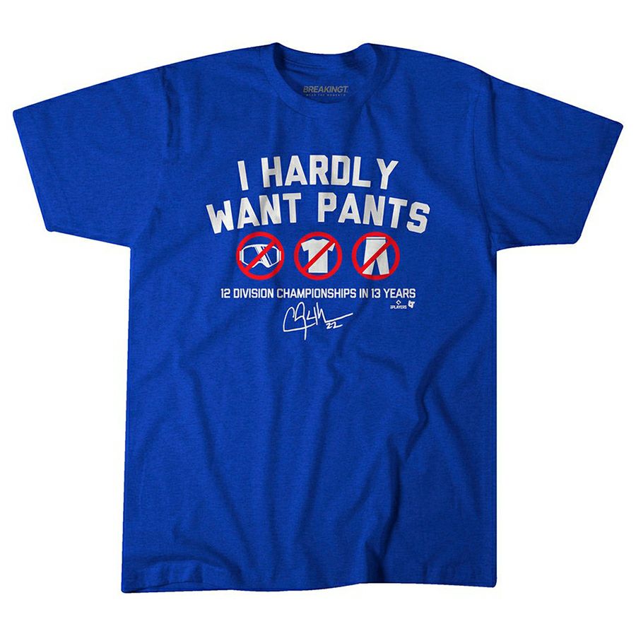 MLB クレイトン・カーショー ドジャース Tシャツ 名言 I Hardly Want