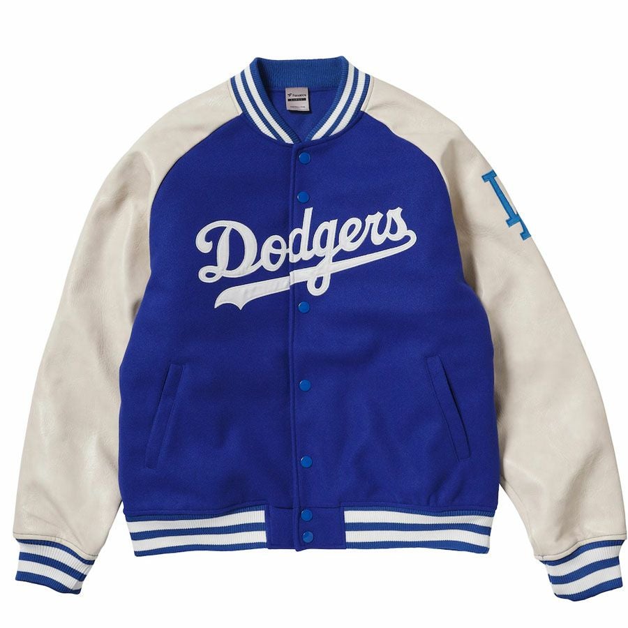 MLB ドジャース ジャケット Standardlogo PUメルトン Jacket