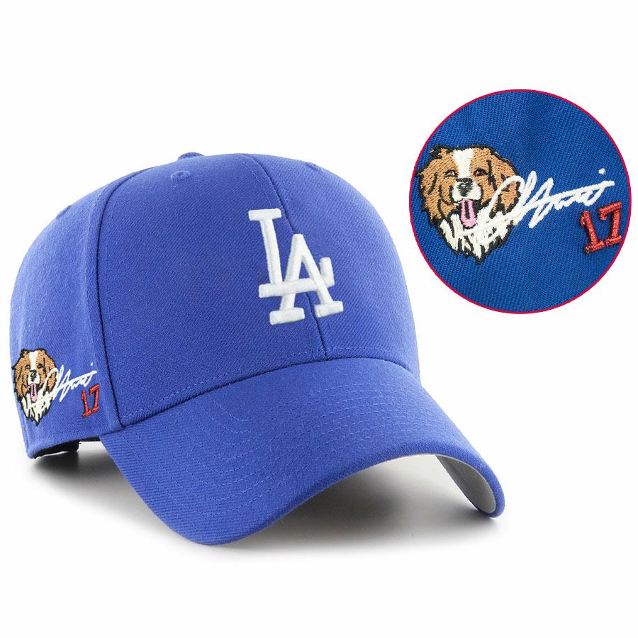 海外限定！セレクション特注モデル！デコピン＆大谷翔平 サイン刺繍CAP