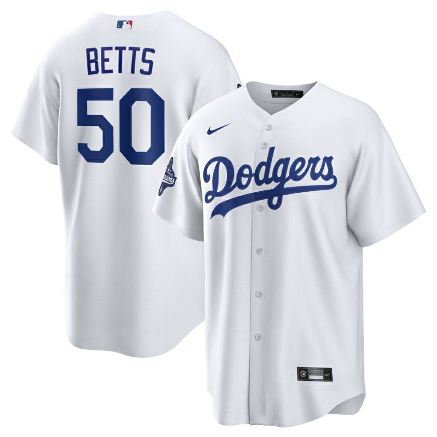 【海外L】ナイキ MLB ドジャース ムーキー・ベッツ レプリカユニフォーム MLB ムーキー・ベッツ ドジャース ユニフォーム ワールドシリーズ2025