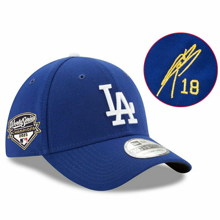 MLB 山本由伸 ドジャース キャップ 【海外カスタム】ワールドシリーズ
