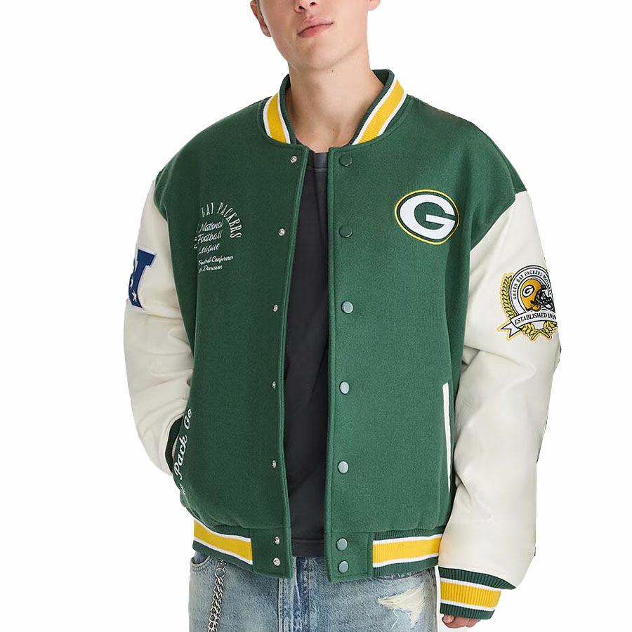 Green Bay Packers ジャケットとニット帽セット 公式 Mens Green Bay Packers アパレル＆商品 | DAZN