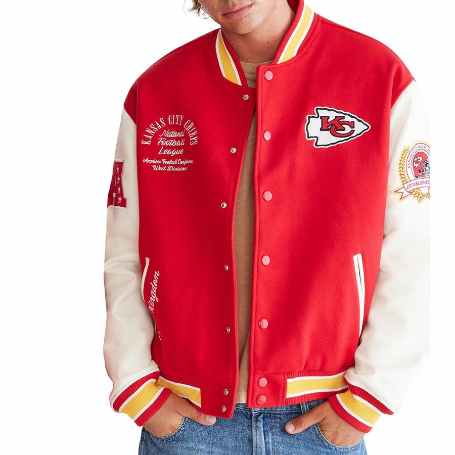 NFL カンザスシティ・チーフス テーラードジャケット 赤 L NFL チーフス ジャケット - NFL | セレクション公式オンライン通販ストア