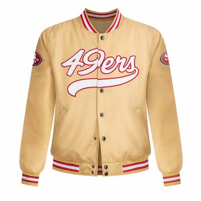 NFL 49ers ジャケット 【現地買付】ウルトラゲームTeam Logos サテン 