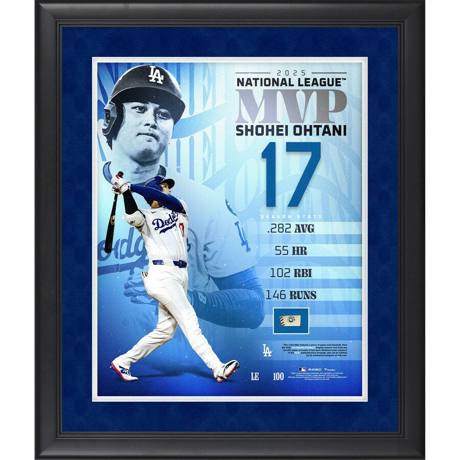 ドジャース 大谷翔平選手 2025 NL MVP受賞記念アイテム 予約受付中