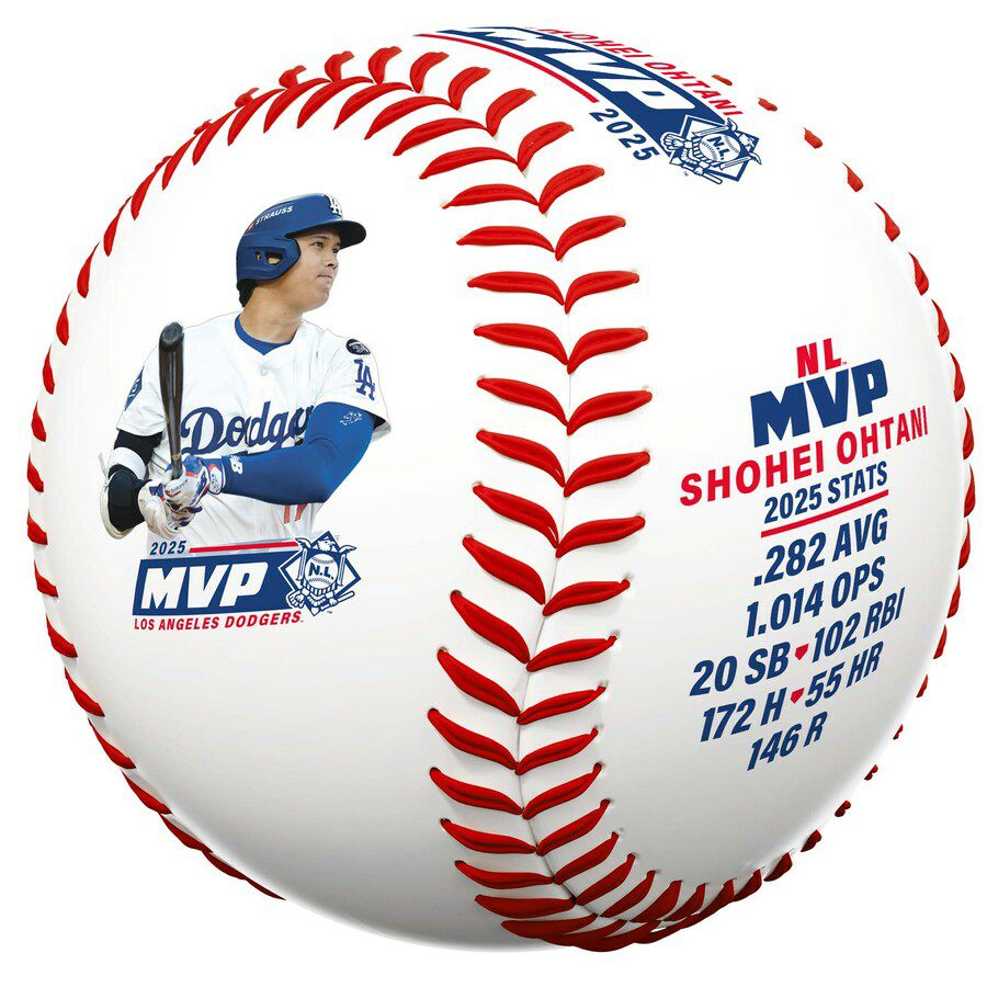 MLB 大谷翔平 ドジャース ボール 2025 MVP Award Winner Baseball With