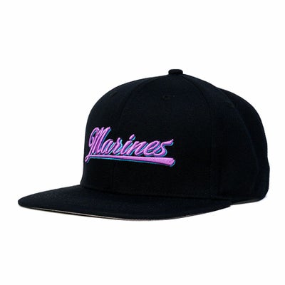 千葉ロッテマリーンズ グッズ キャップ BSW 2025 Flat Visor Cap 