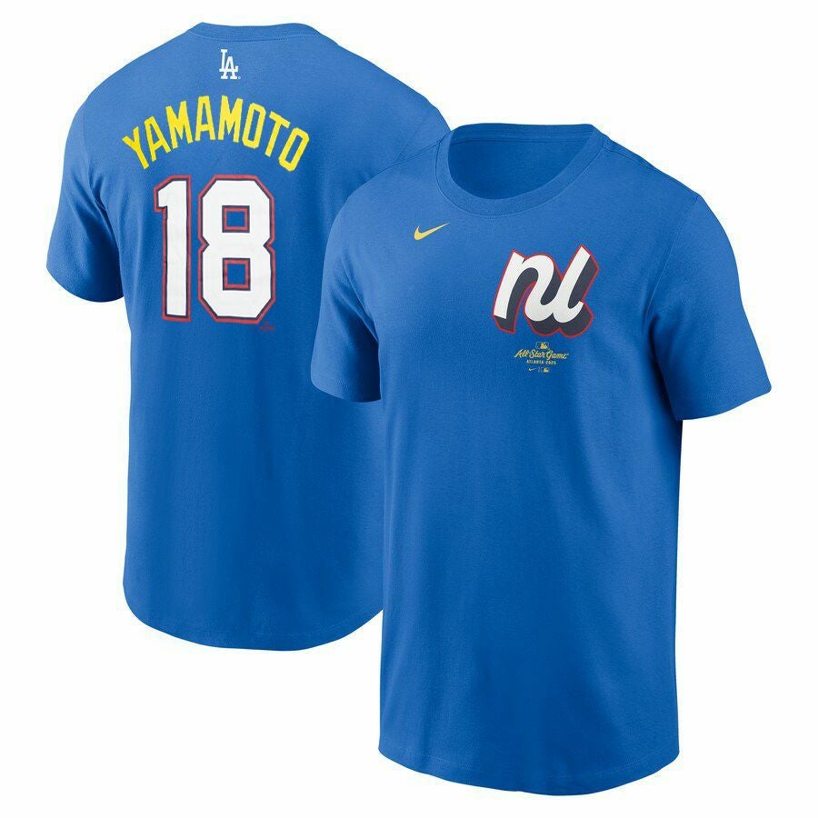 MLB 山本由伸 ドジャース Tシャツ Japanese Kanji 漢字 ネーム