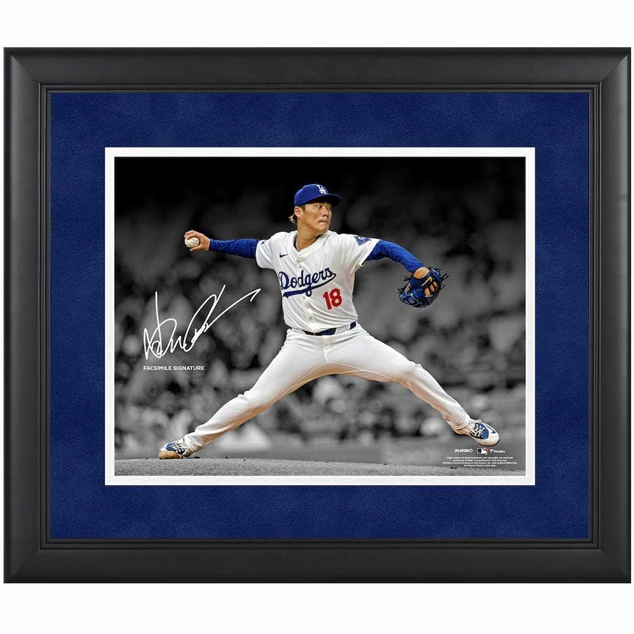 MLB 山本由伸 ドジャース フォトフレーム Fanatics Authentic 10.5 x
