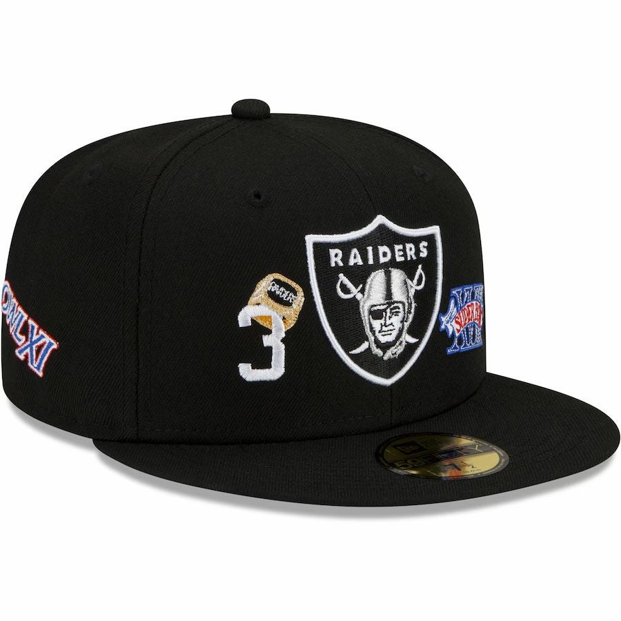 NFL レイダース キャップ 【現地買付】スーパーボウル 3 Ring 59FIFTY