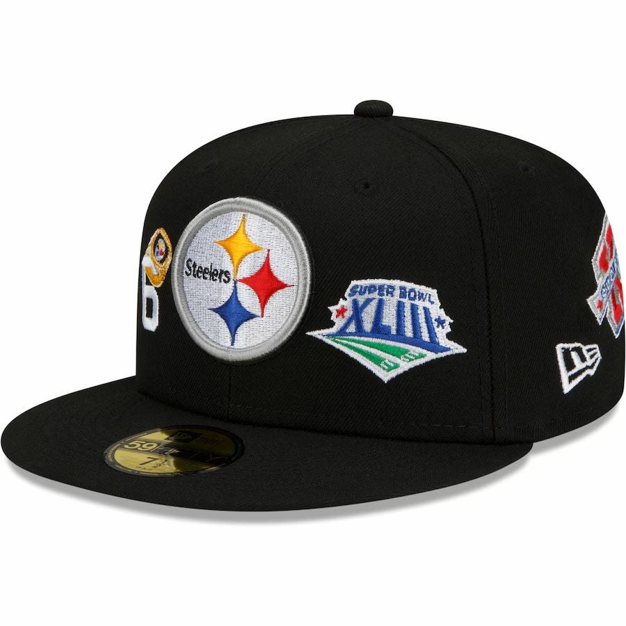 【米国購入／新品未使用】90s復刻NFLビンテージスティーラーズキャップ 90s NFL スティーラーズ リバーシブルチームブルゾン PROPLAYER | 古着