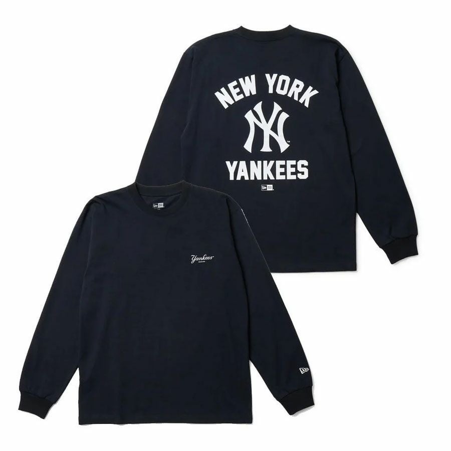 MLB ヤンキース Tシャツ Regular Fit Cotton Long Sleeve Tee