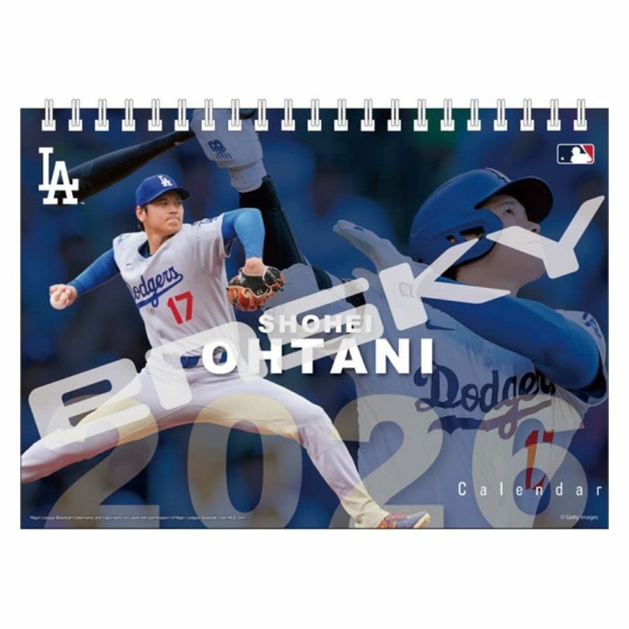 MLB ドジャース 大谷翔平 2026年 卓上カレンダー | セレクション | MLB