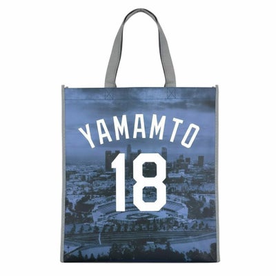 MLB 山本由伸 ドジャース トートバッグ エコバッグ Photo Print 