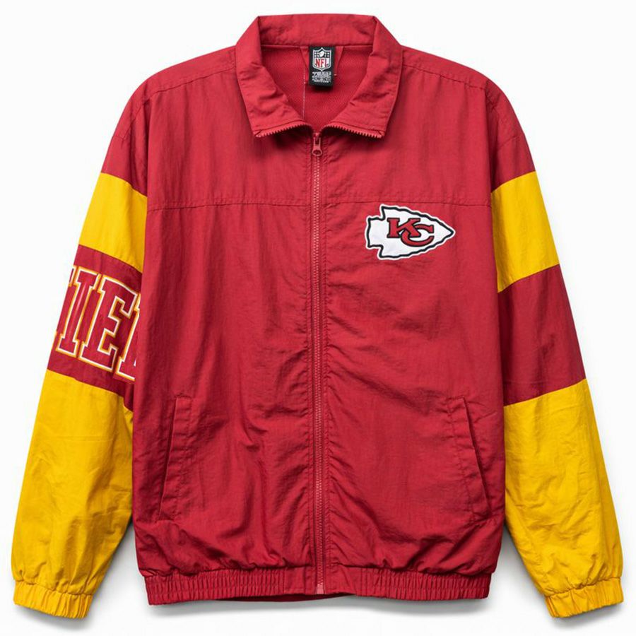 ビンテージ NFL チーフス ジャケット NFL チーフス ジャケット フルジップ ウィンドブレーカー ナイロン