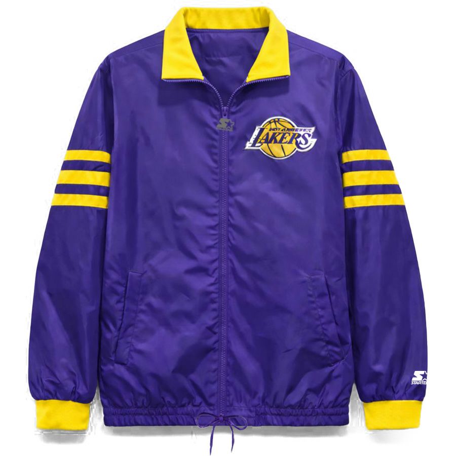 【新品未使用】Lサイズ NBA ダウンジャケットレイカーズ NBA ダウンジャケット ダウン NBA/エヌビーエー 別注 チームロゴ刺繍