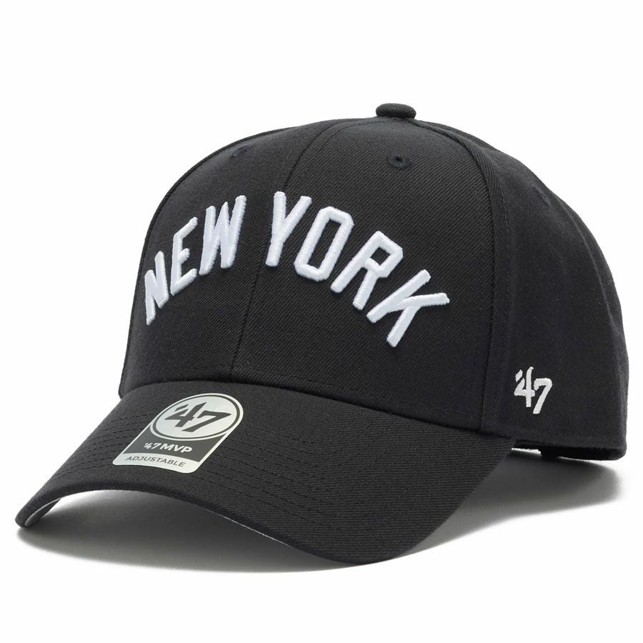 MLB ヤンキース キャップ Script MVP Cap 47Brand Navy(New York