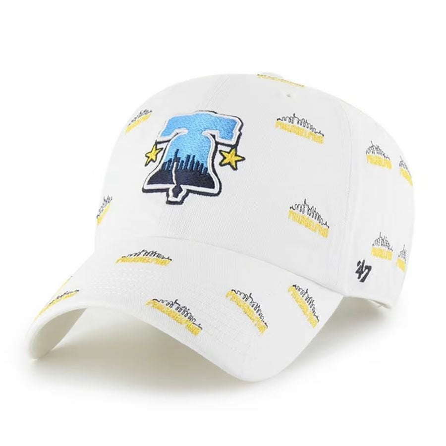 『希少』白キャップ_シリンジ50本セット　即買い可 MLB フィリーズ キャップ 【現地買付】Confetti オールオーバー Clean