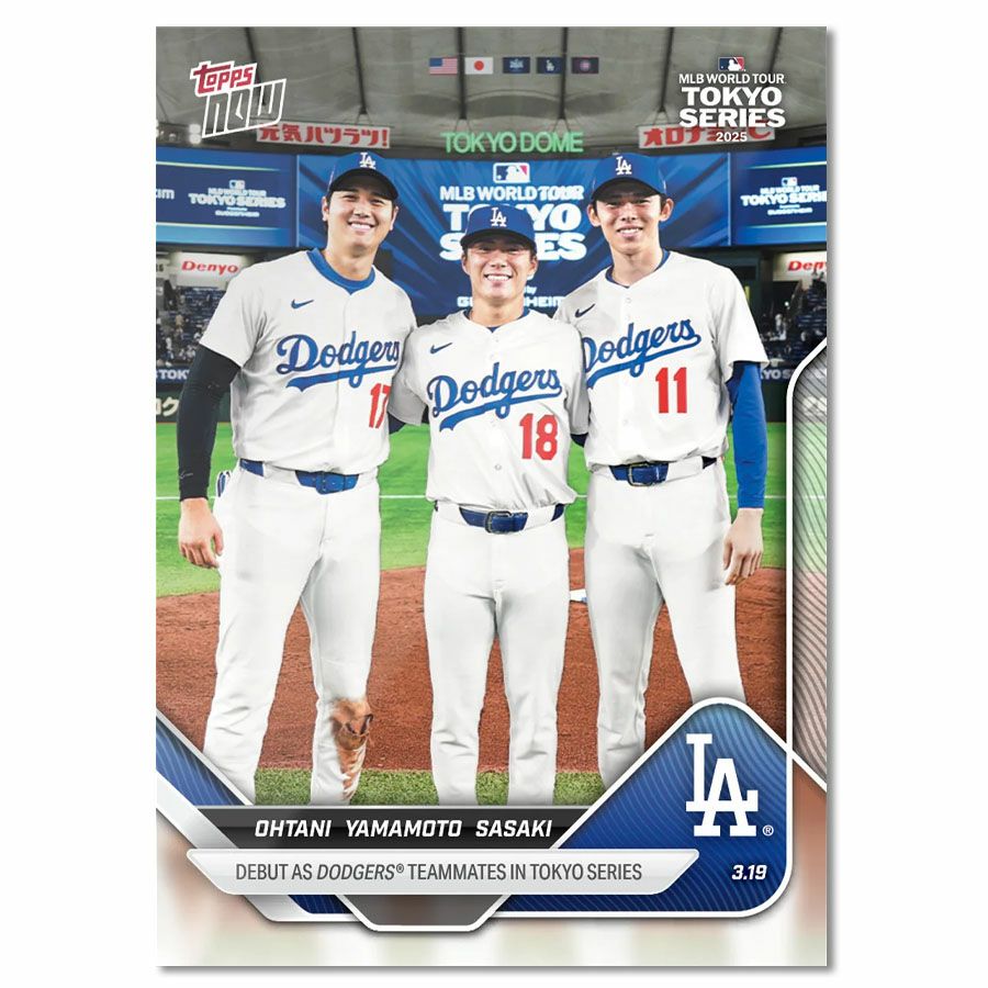 MLB 大谷翔平 山本由伸 佐々木朗希 ドジャース トレーディングカード