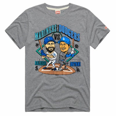 MLB ケン・グリフィー・ジュニア マリナーズ Tシャツ Cartoon WHT T 