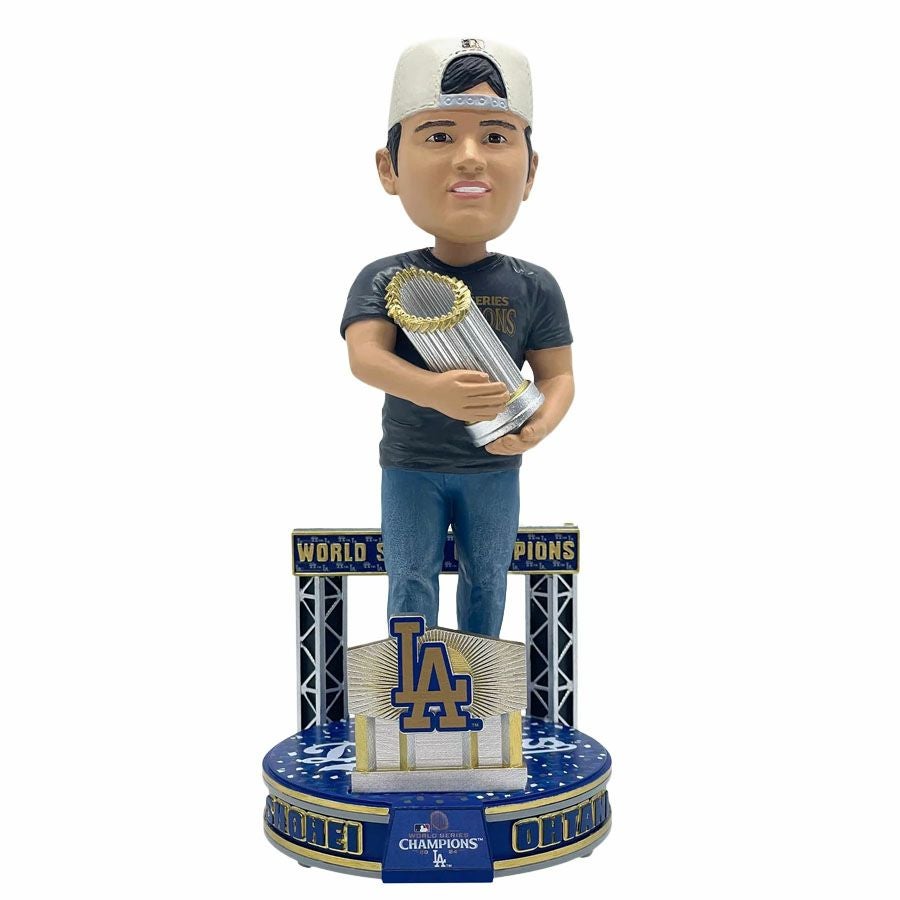 限定品！2024年ドジャース ワールドシリーズフィギュアセット 大谷 山本 大谷翔平2024ワールドシリーズチャンピオンモデル FOCO SHOHEI OHTANI