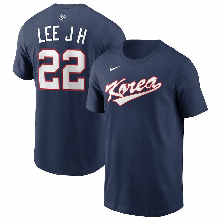 wbc 韓国ユニフォーム イ・ジョンフ（LEE JH）22【完売商品】 イ・ジョンフ 韓国 NIKE ユニフォーム スタジアムジャージ World