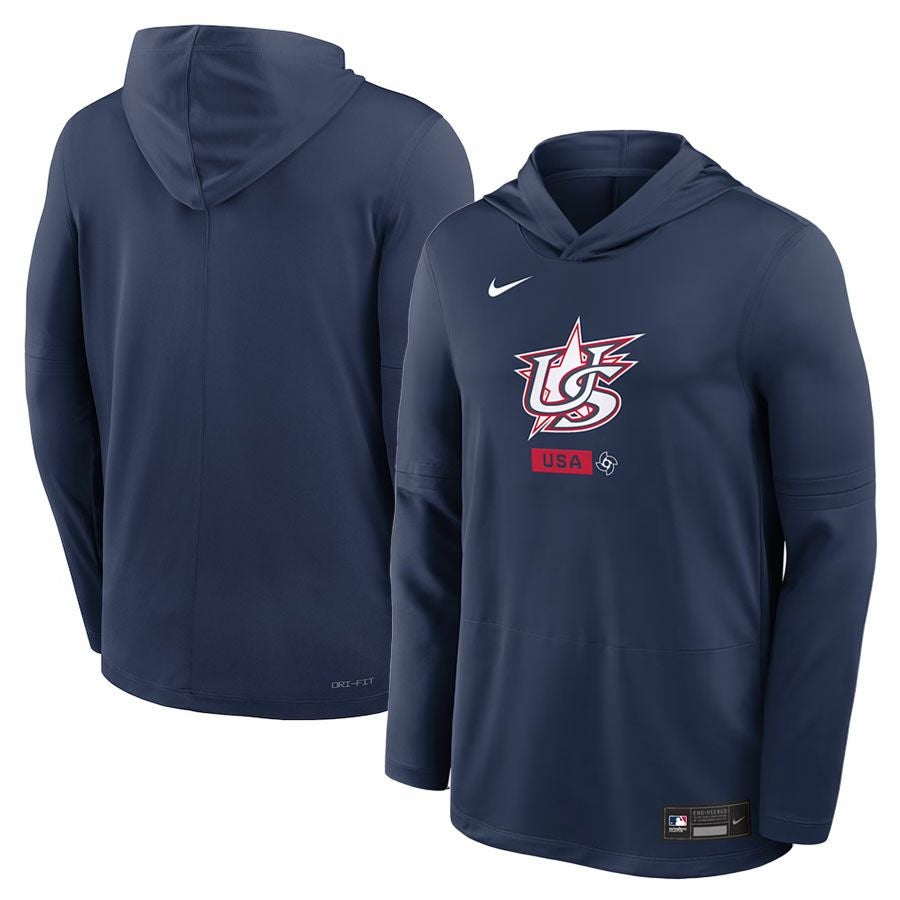 訳有新品 ナイキ WBC2023 アメリカ代表 パーカー US:XXL WBC USA アメリカ代表 パーカー 2026 ワールドベースボールクラシック