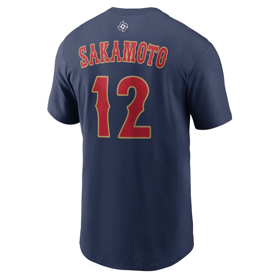 WBC 坂本誠志郎 #12 侍ジャパン 日本代表 Tシャツ 【国内モデル】2026