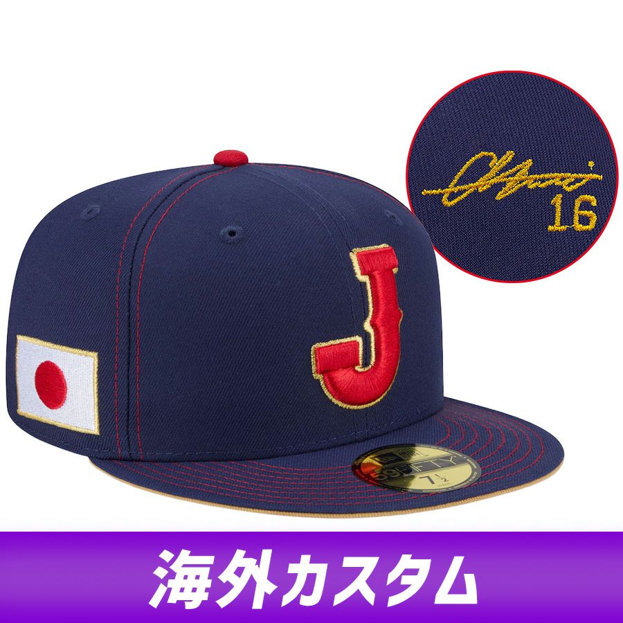 WBC 日本代表 侍ジャパン ニューエラ キャップ 7 3/8 NEW ERA（ニューエラ） NEW ERA 2026 WBC 大谷翔平 侍ジャパン