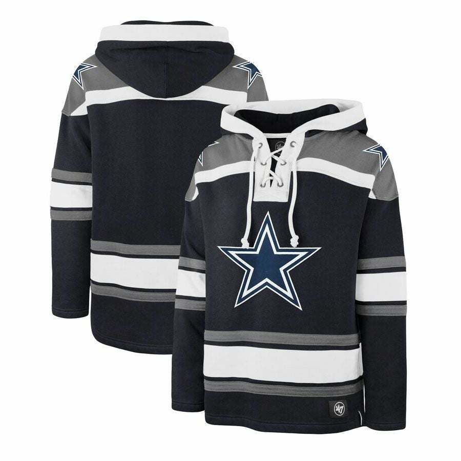 A160 NFL 公式アパレルCOWBOYSカウボーイズ アメフト パーカー　M 送料無料】A160 NFL 公式アパレルCOWBOYSカウボーイズ アメフト