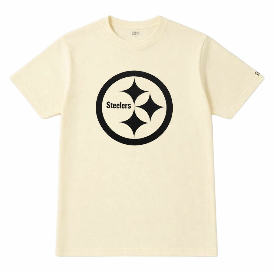 NFL プリントチームロゴ スティーラーズ アメフトゲームシャツ XL 4053 NFL スティーラーズ 刺繍ロゴメッシュゲームシャツ 白52XL相当 US古着