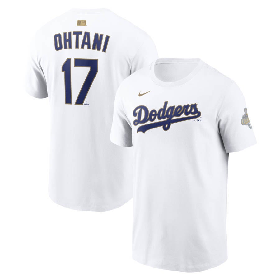 MLB 大谷翔平 ドジャース ユニフォーム WS2025優勝 ゴールド