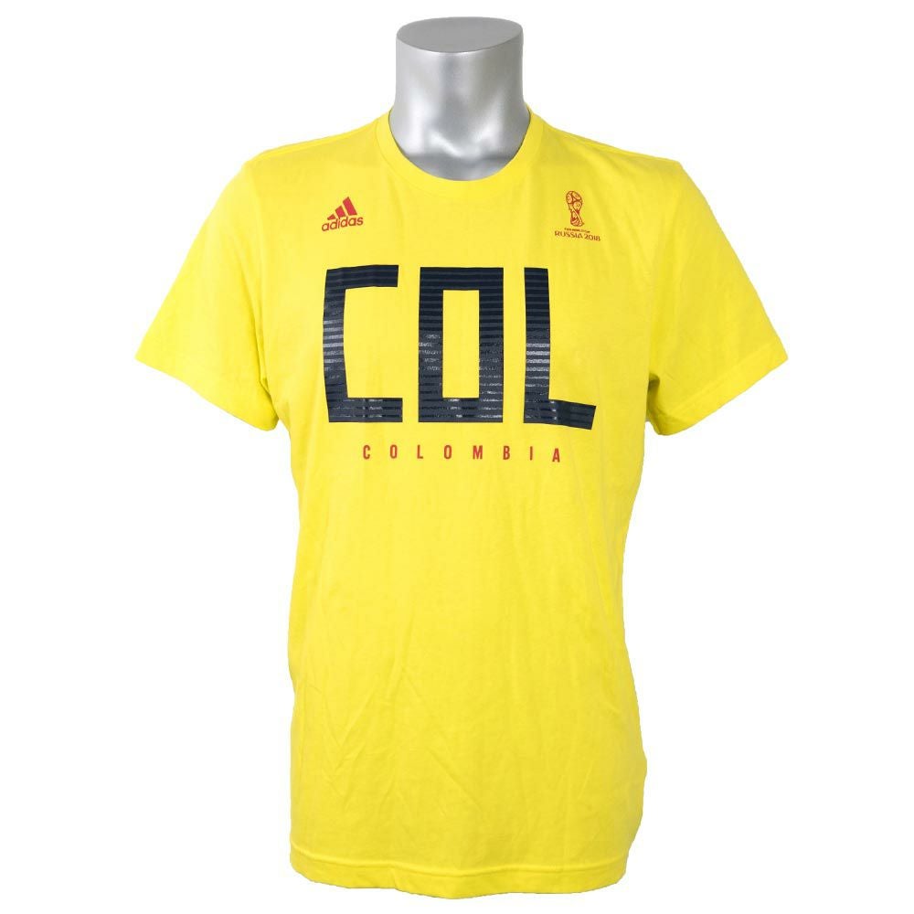 本日限定10%OFF  コロンビア代表 イエローシャツ サッカー コロンビア代表 Tシャツ 半袖 2018 FIFA ワールドカップ